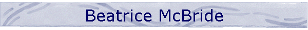 Beatrice McBride